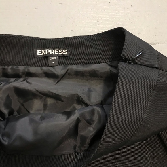 Express Black Long Twirling Skirt - Picture 4 of 5